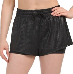 #10776-18 DKNY Sport Womens Chintz Honeycomb Mesh Shorts,Variety Size & Colors